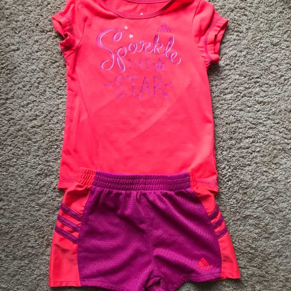 Adidas girls 3T matching set